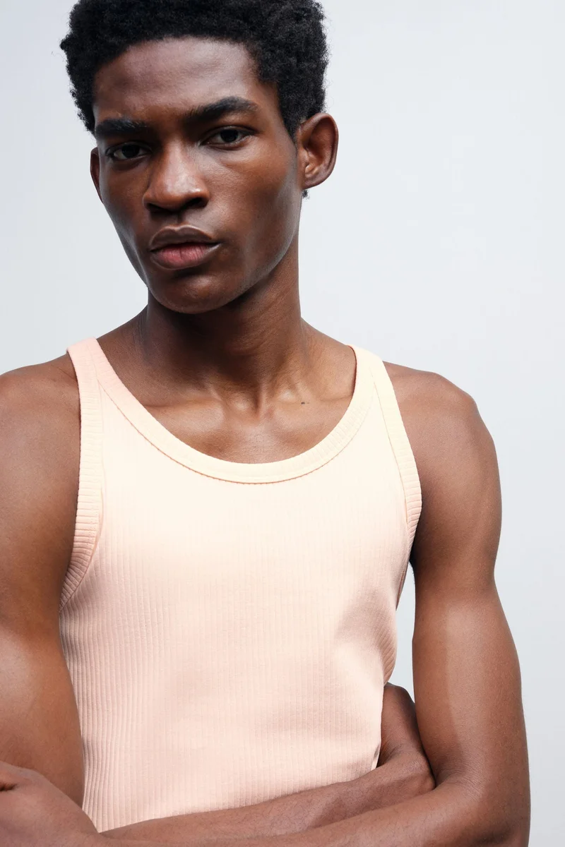 H&M Slim Fit Ribbed vest top